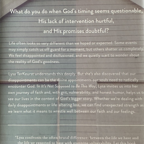It’s Not Supposed to be This Way by Lysa Terkeurst - Picture 3 of 7